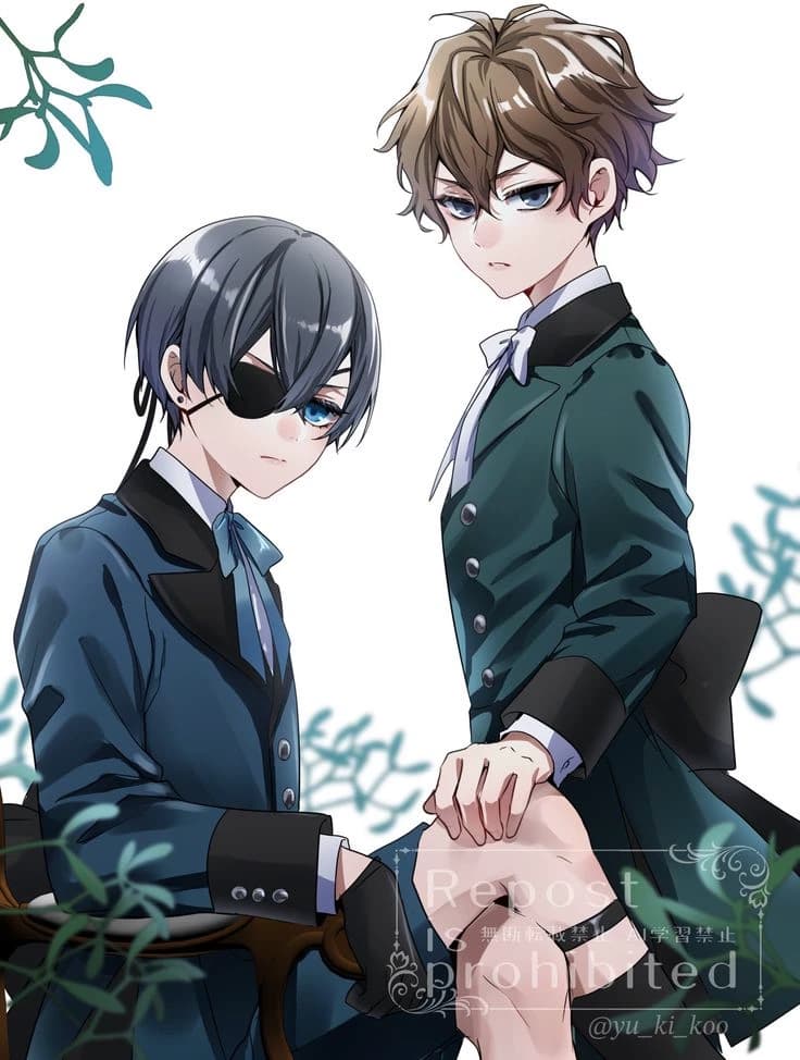 Thumbnail of Ciel phantomhive and edogawa conan phantomhive 