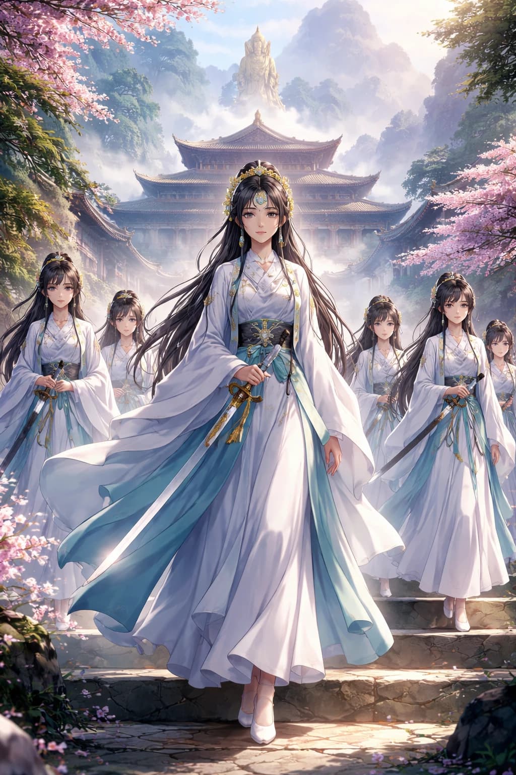 Thumbnail of Shī hán,Xuě Yáo,Mèng Qí,Wǎn Qīng,Xiǎo Tóng,Yǔ TóngXīn Yí,Zhǐ Ruò,Yǎ Tíng,Měi Lín