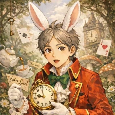Thumbnail of Sugawara Koushi (White Rabbit/Wonderland AU)