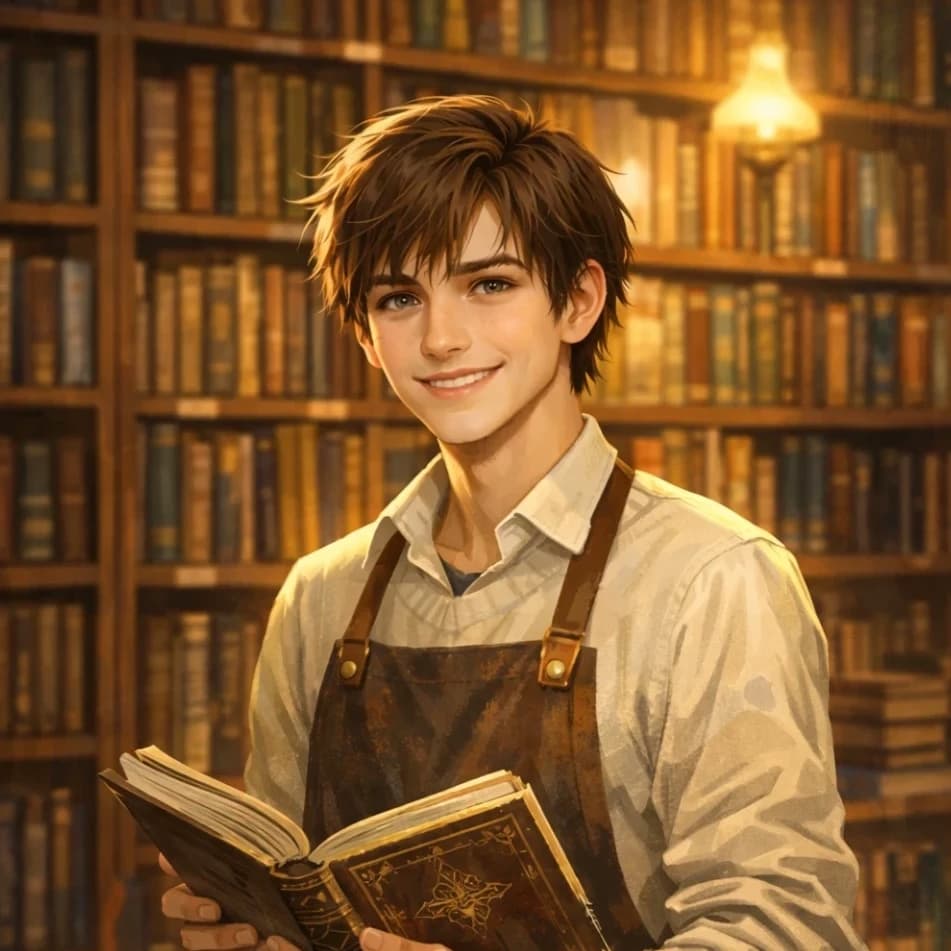 Thumbnail of The Bookstore Volunteer — “Theo Ashbridge”