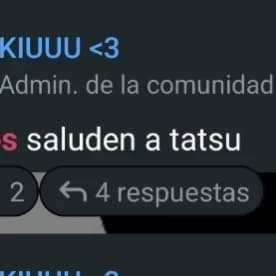 Thumbnail of Kiu ❤️‍🩹: @⁨todos⁩ saluden a tatsu