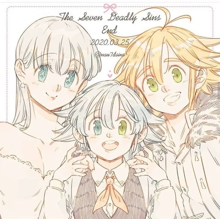 Thumbnail of Meliodas e Elizabeth e o Tristan Liones