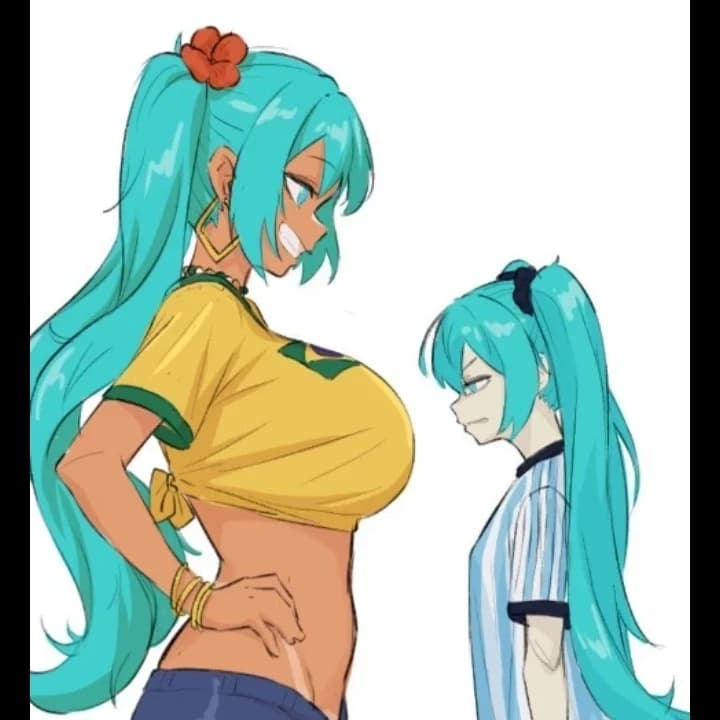 Thumbnail of Brazilian Miku and Argentinian Miku
