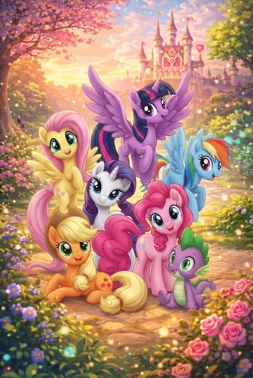 Thumbnail of ❤️mane six❤️ (back home)