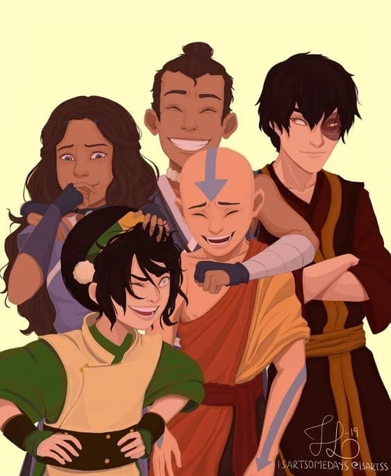 Thumbnail of Team Avatar (The Last Airbender, group)