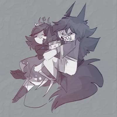 Thumbnail of Thavel, Circle, and Bloomie (The FPE Trio) Past AU 4