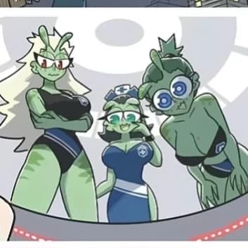 Thumbnail of The three female aliens