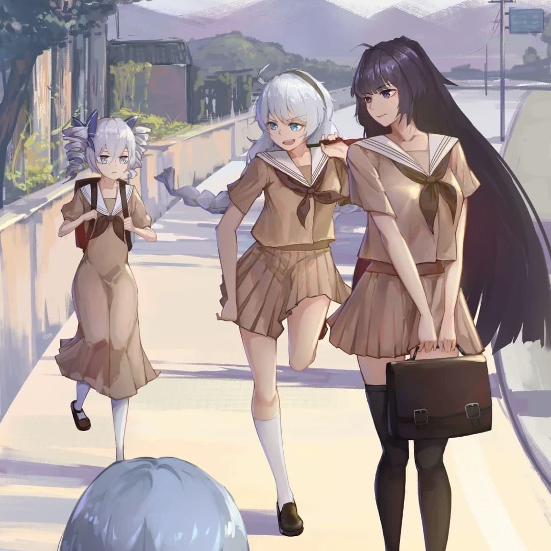 Thumbnail of School life with honkai impact 3rd girls