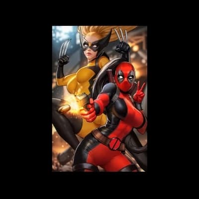 Thumbnail of Леди Дэдпул и леди Росомаха