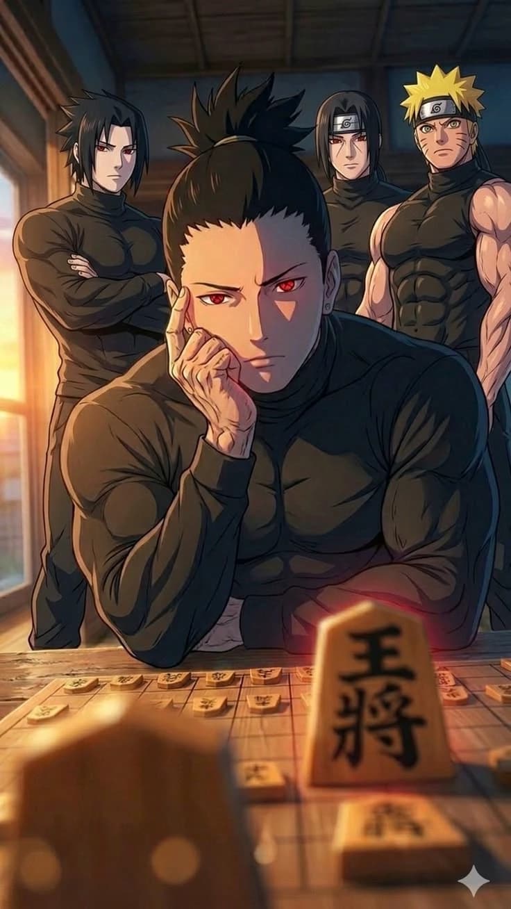 Thumbnail of Shikamaru Nara and his friends