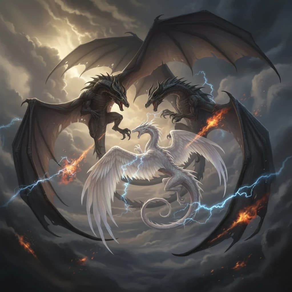 Thumbnail of Twin Dragons Zed and Zyran