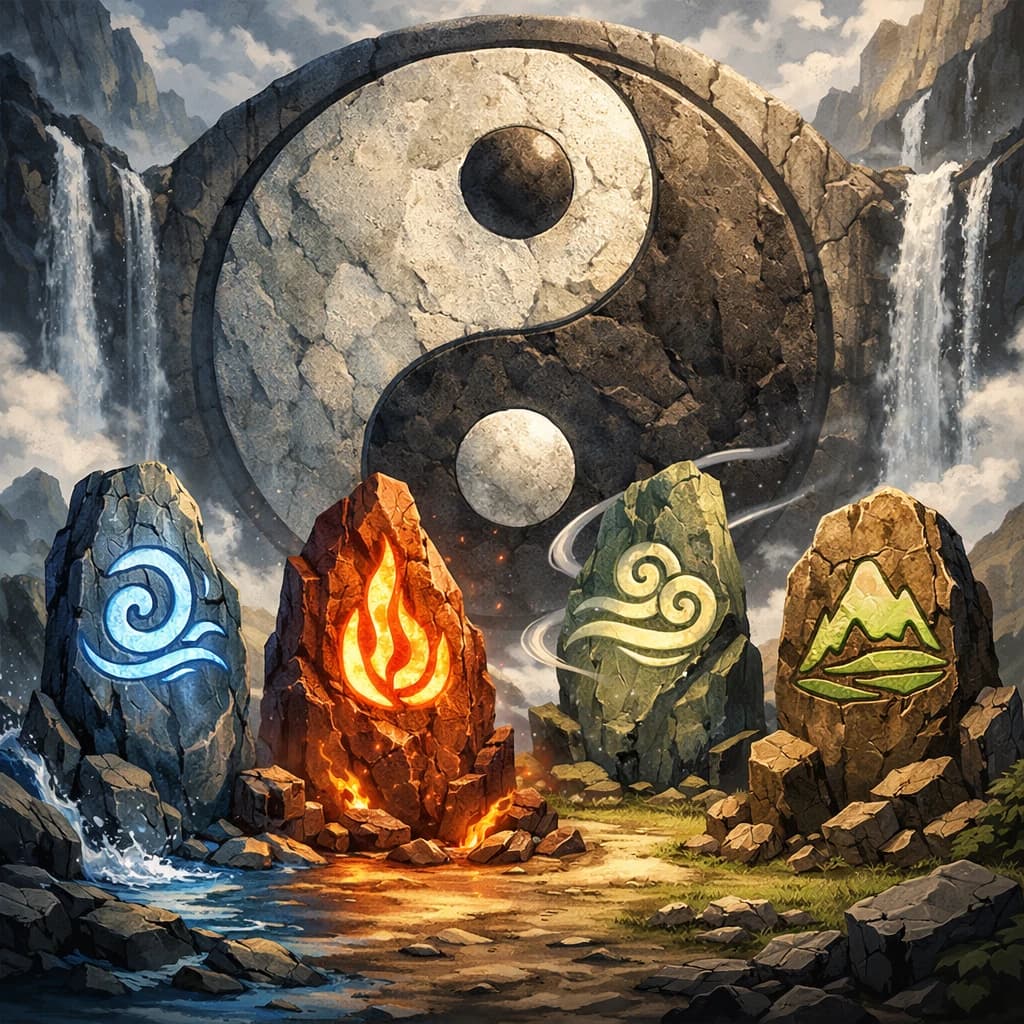 Thumbnail of Masters of the Four Elemental Natures