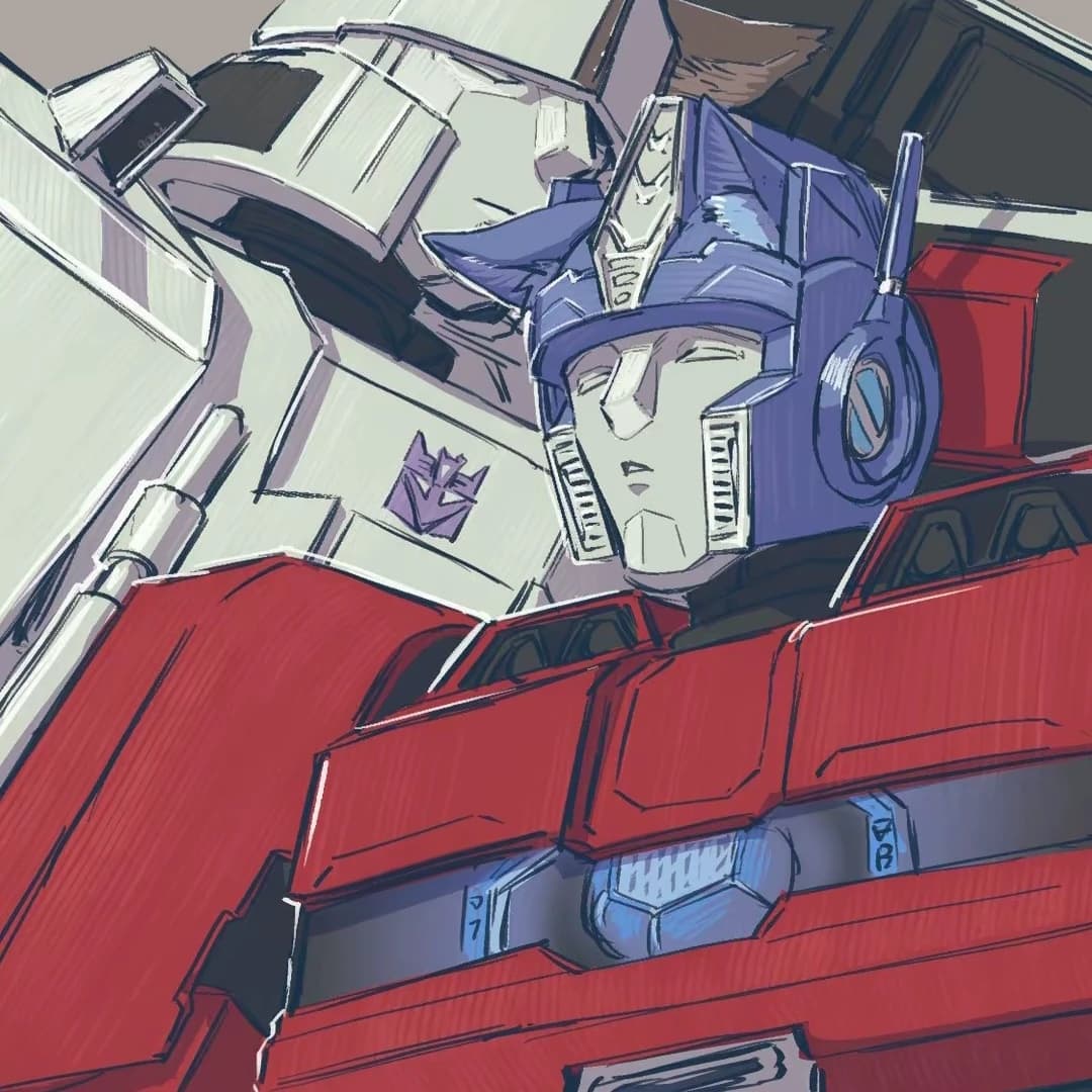 Thumbnail of Optimus prime (Orion Pax) -megatron (D-16)