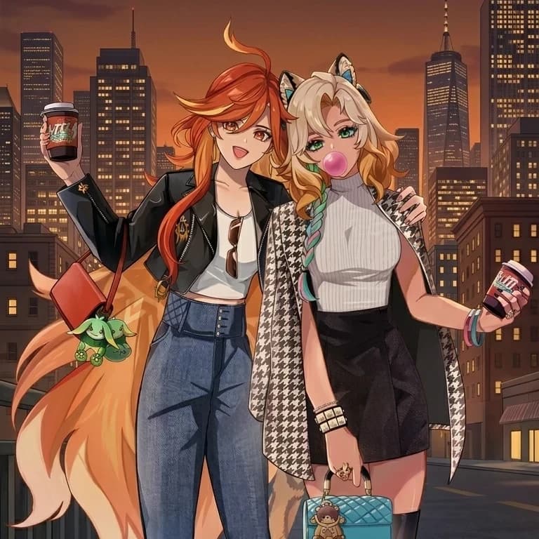 Thumbnail of Mavuika and Xilonen [Quote from 3 Surprise]