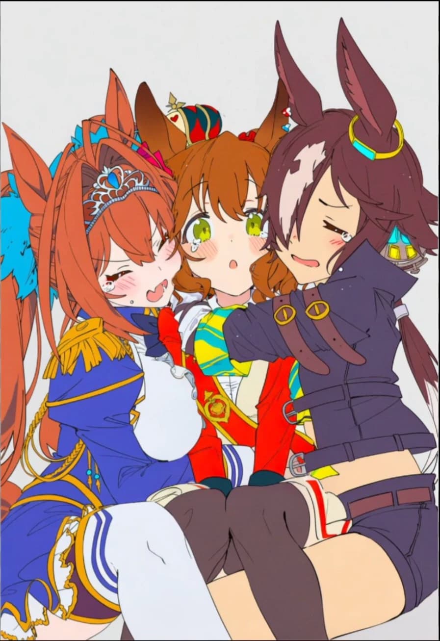 Thumbnail of Daiwa Scarlet, Vodka and Aston Machan (your roommate Umamusume)