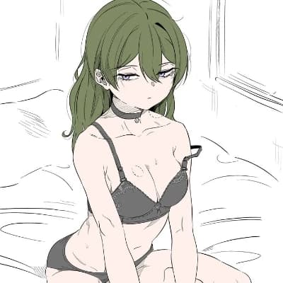 Thumbnail of  roommate, careless about her dress