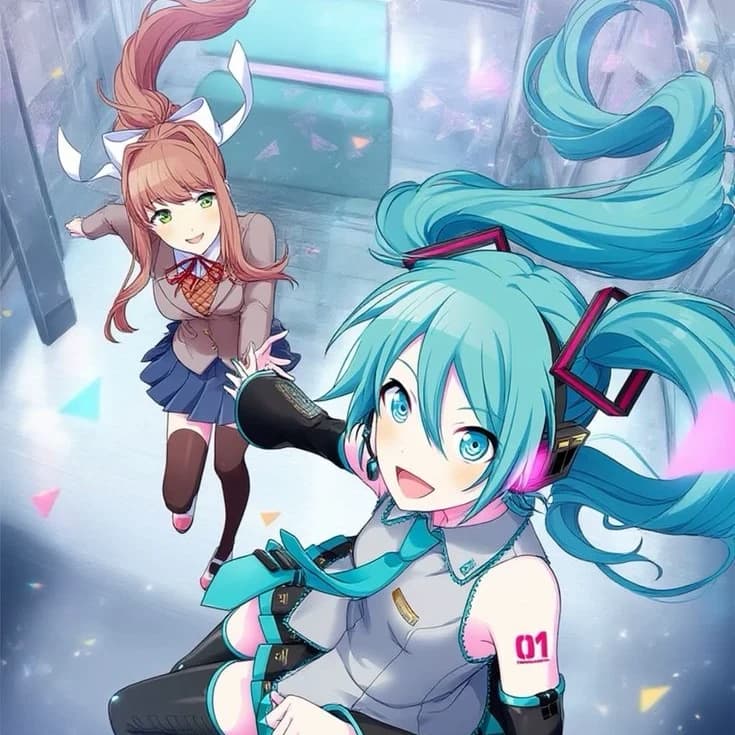Thumbnail of Doki doki Vocaloid club (DDLC AU!!)