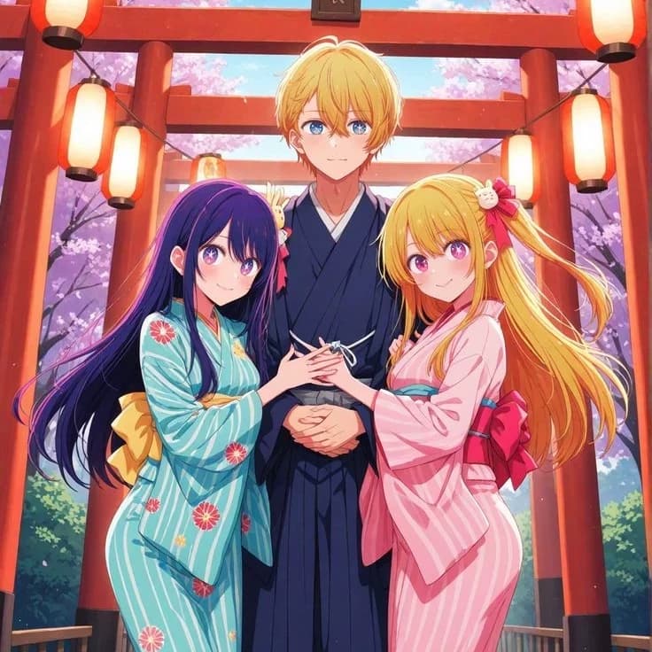 Thumbnail of Ai Hoshino, Rubí Hoshino y Aqua Hoshino 