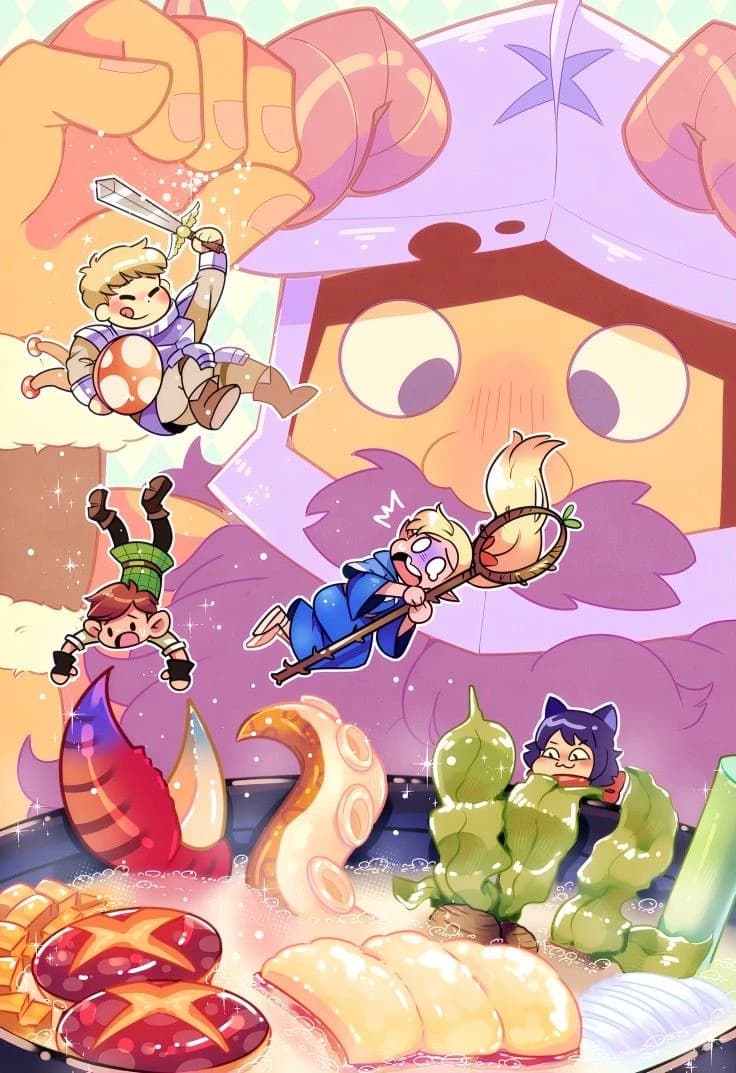Thumbnail of 🍮Gulps and dungeons🍛 – on the surface!! -