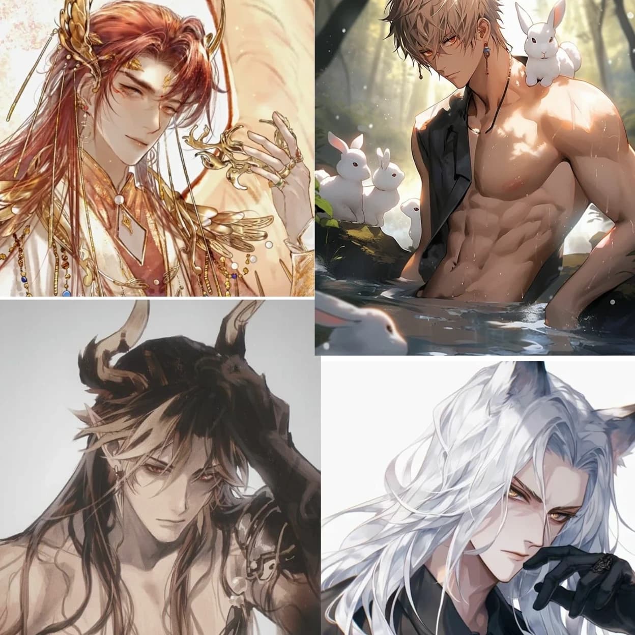 Thumbnail of Reborn in a magical world 🐺🐰🐲.....