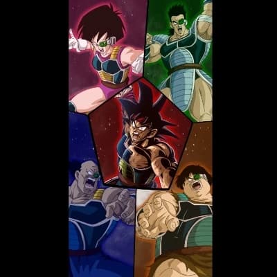 Thumbnail of Bardock, Tooma, Fasha ,borgos ,Shugesh ( Escuadra Saiyan )