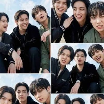 Thumbnail of Jeon Jungkook, Min Yoongi, Kim Taehyung.
