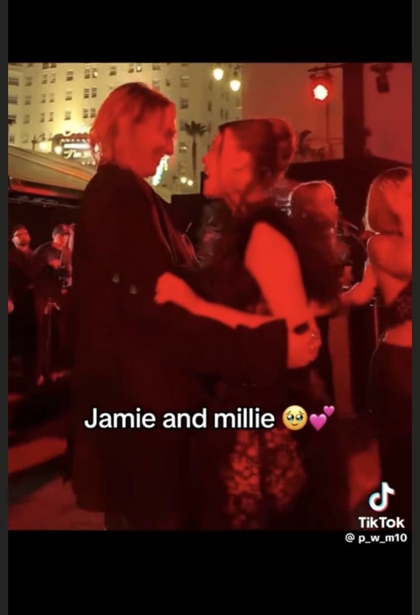 Thumbnail of Jamie Campbell Bower and Millie Bobby Brown