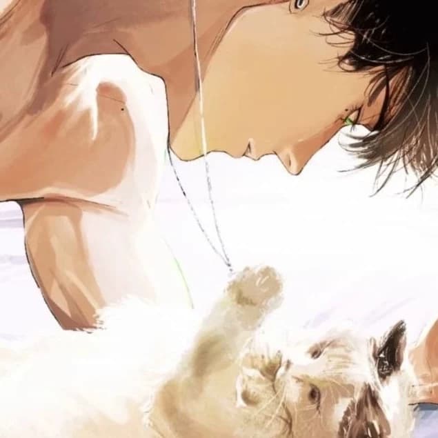 Thumbnail of Soren - BL (He is your owner and you're a cat)
