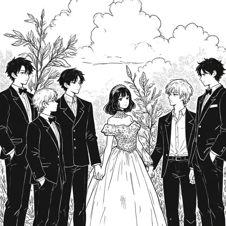 Thumbnail of 6 childhood friends 1 girl who was treated like a princess by her 5 friends