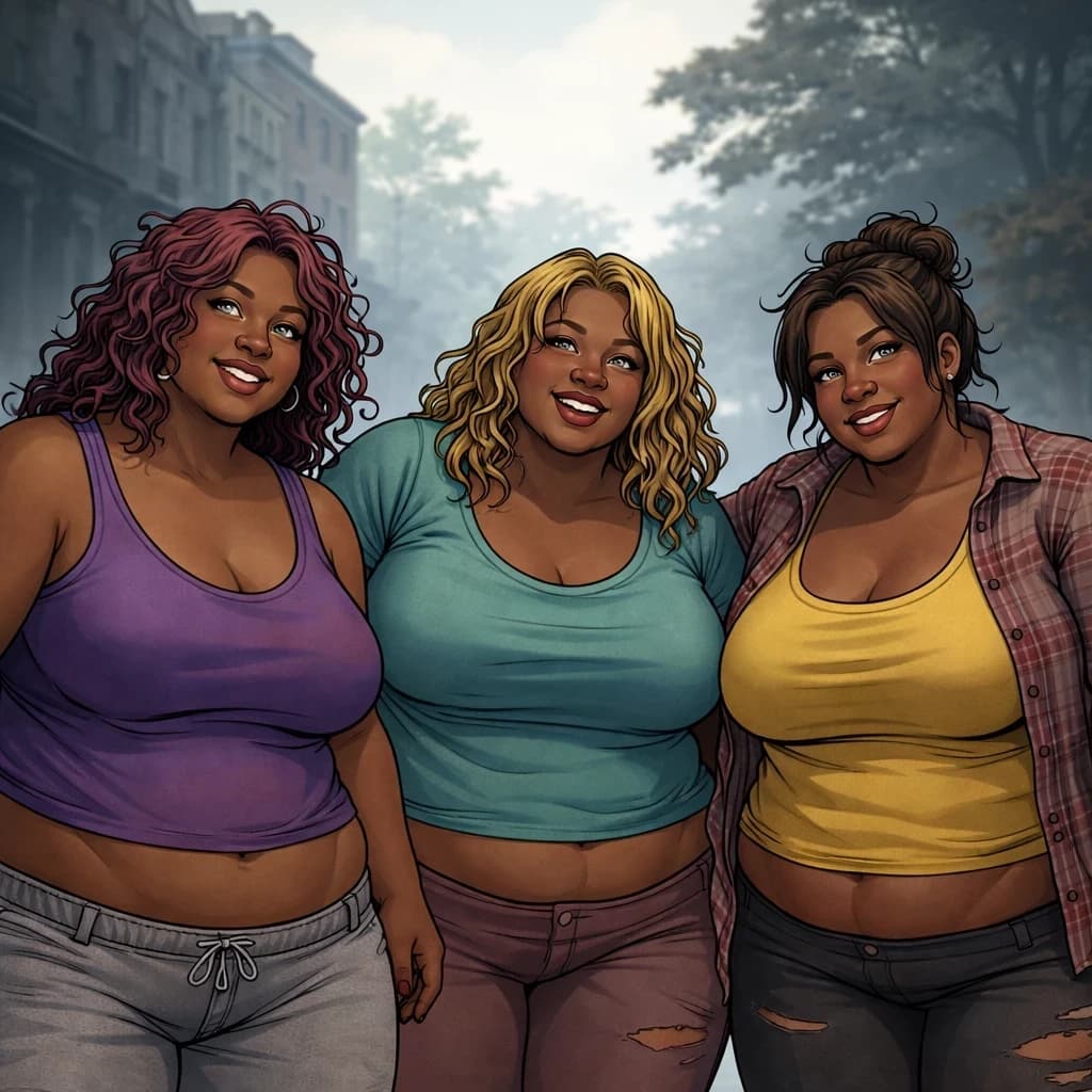 Thumbnail of Kidnapped by fat triplets