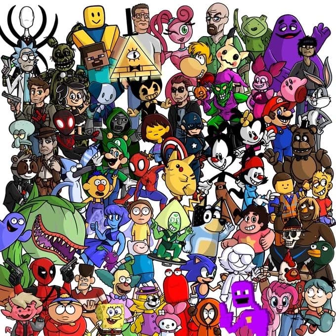 Thumbnail of World with random characters