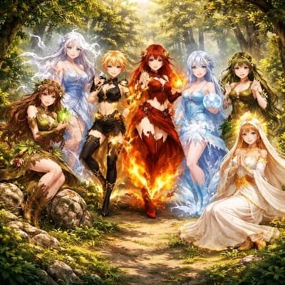 Thumbnail of 7 Element Girls \[My❤ Girlfriend\]