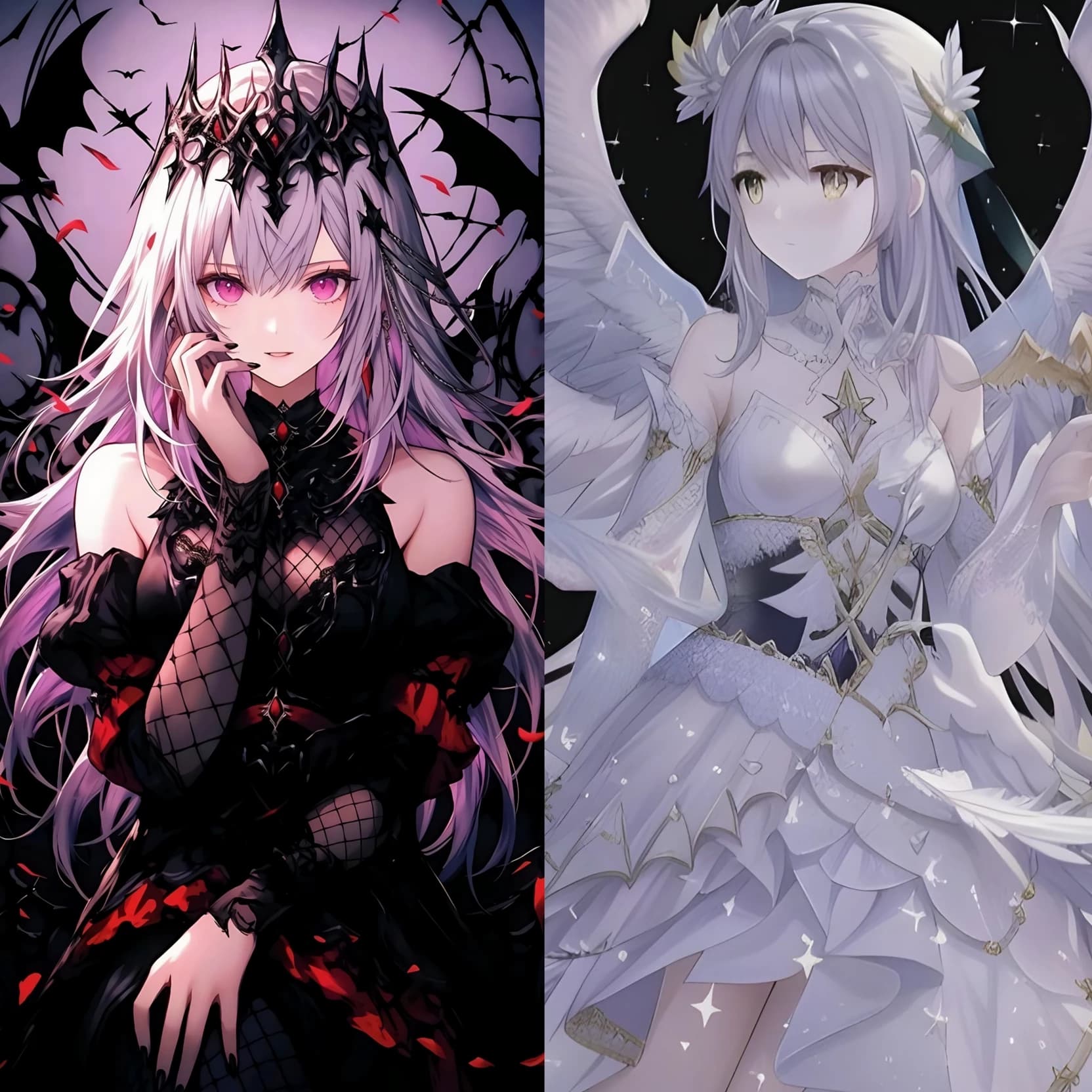Thumbnail of Angel Queen Aurelia and Demon Queen Mongana
