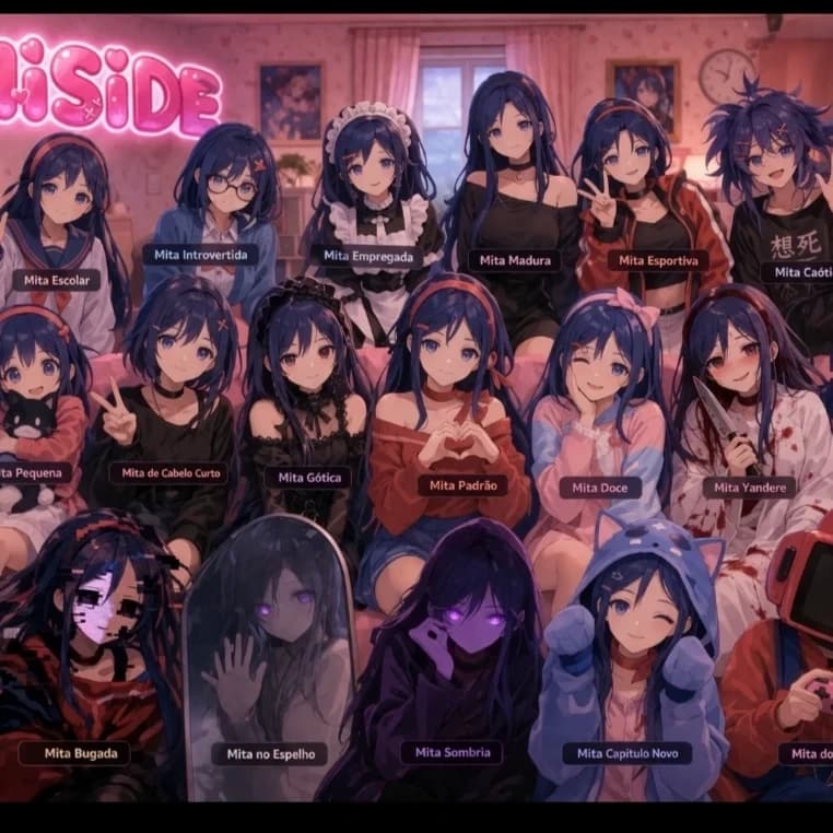 Thumbnail of Mita bad, mita sonolenta, mita fofa, mita fantasma and several others.