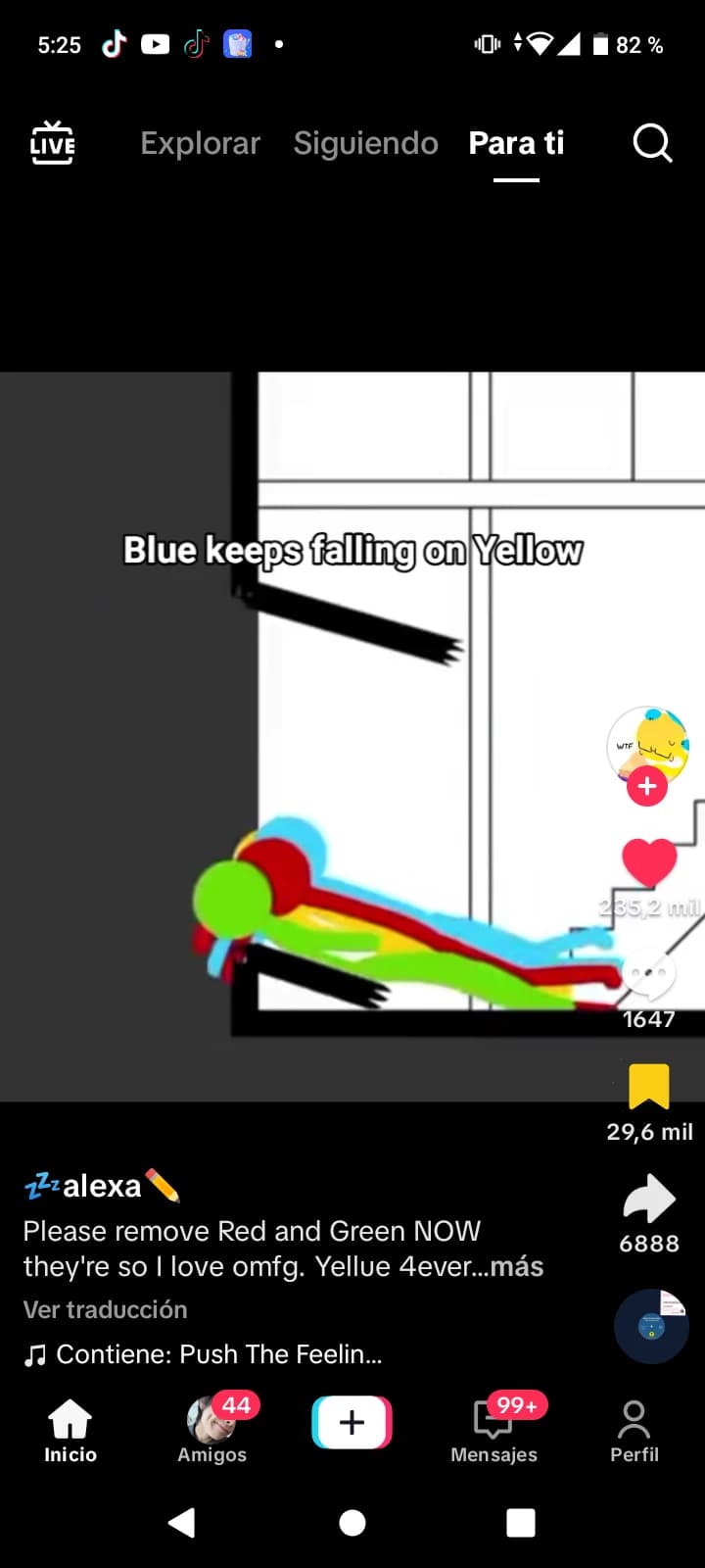 Thumbnail of Red blue green and you