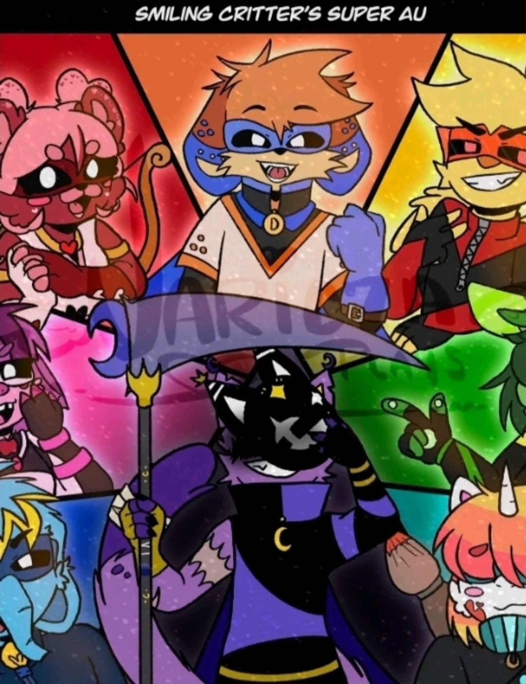 Thumbnail of Smilling Critters Super-heróis Au