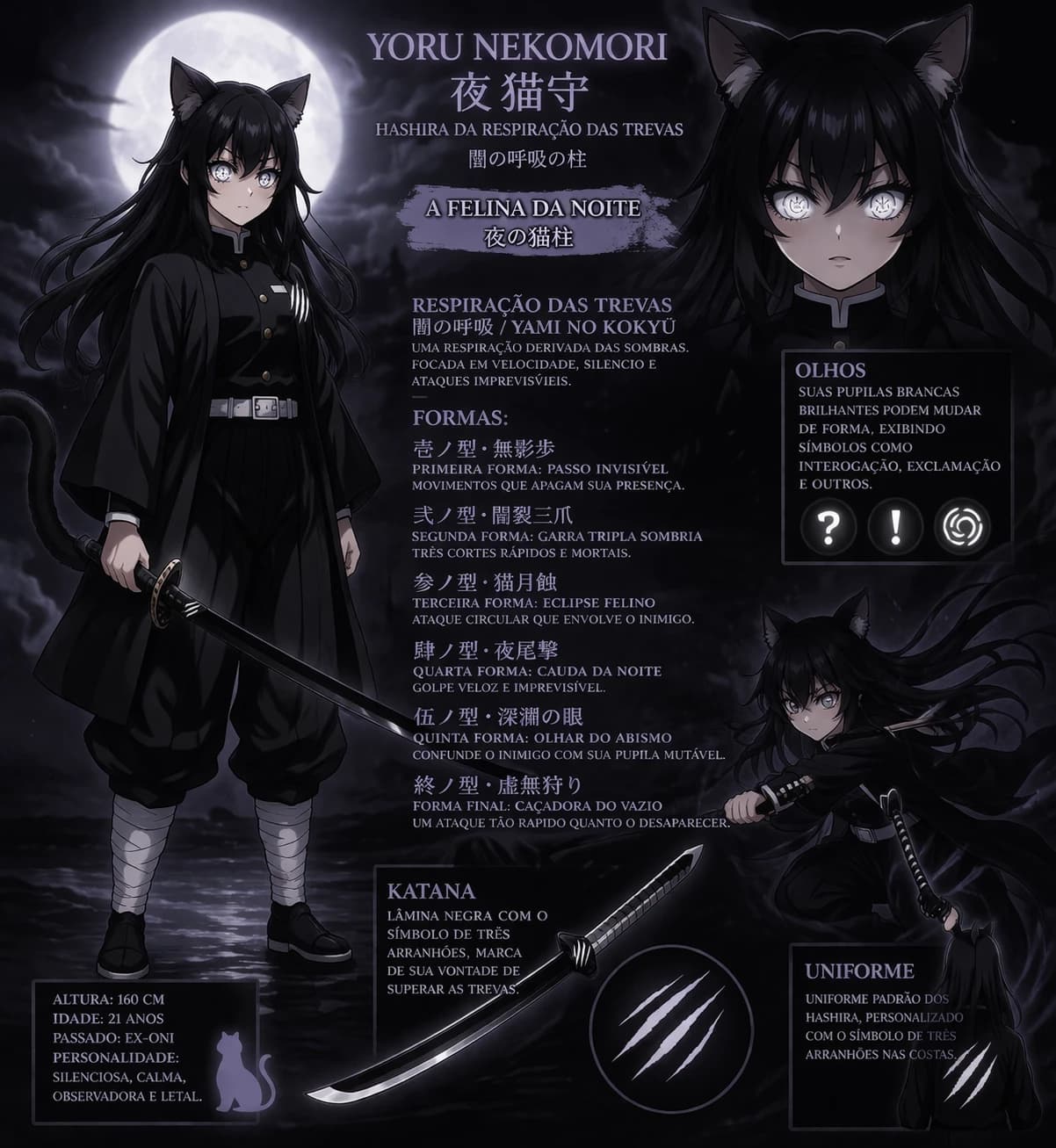 Thumbnail of Yoru Nekomori (夜 猫守) → " Guardiã Felina da Noite "