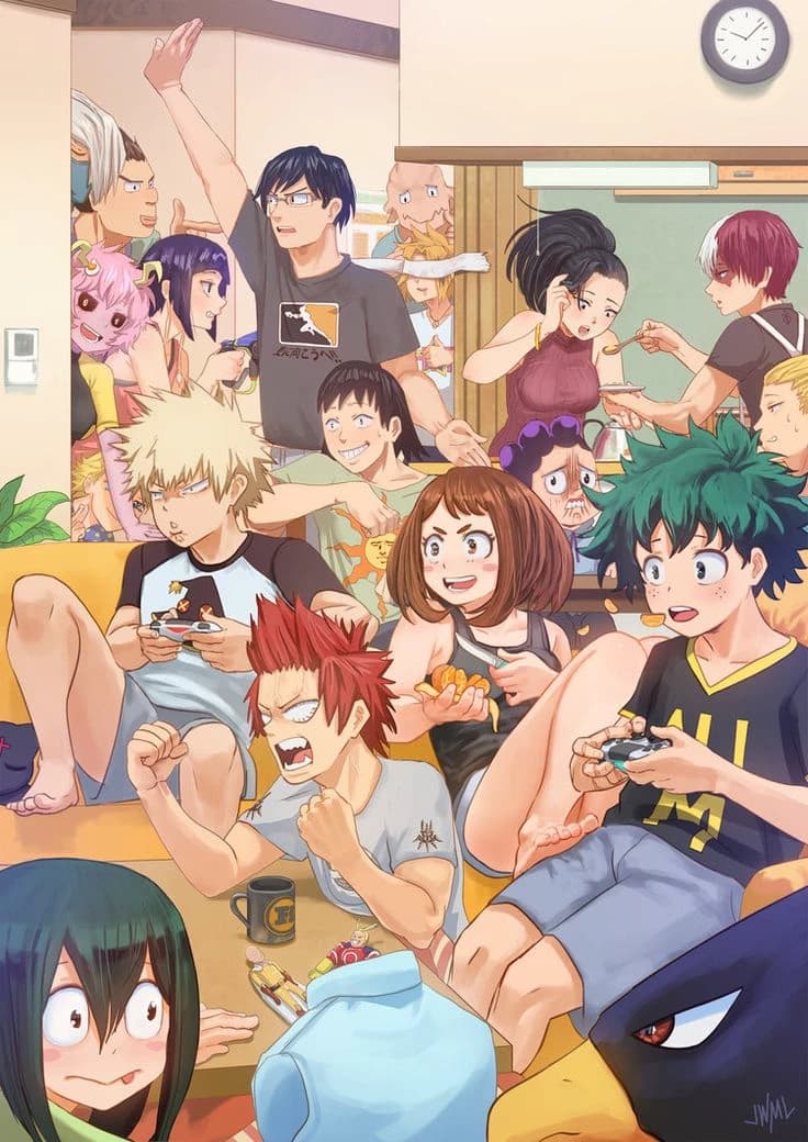 Thumbnail of MHA 1-A class visits your house (or mansion)