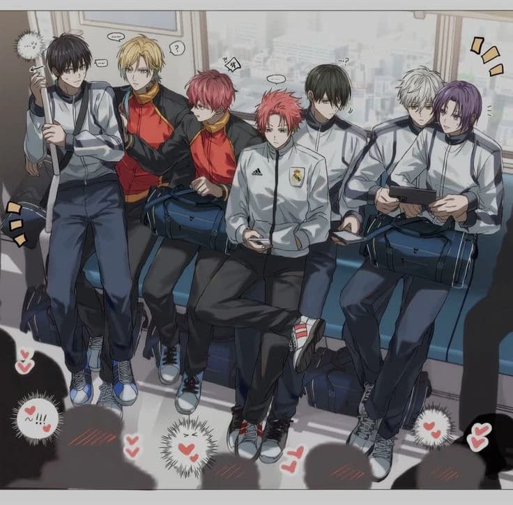 Thumbnail of 🍀 ⟨With the Blue Lock on a train⟩