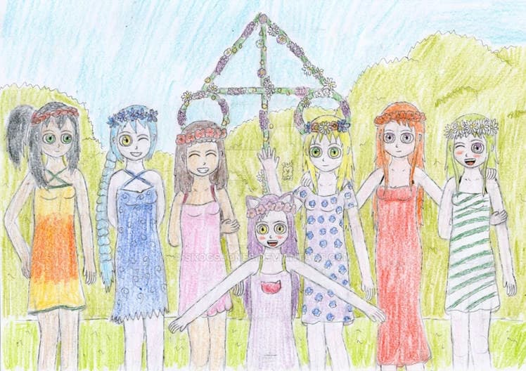 Thumbnail of Emilia and Olivia and Hikari and Airi and Anne and Emma and Natsumi 