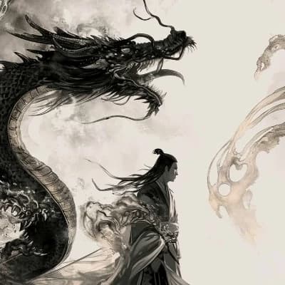 Thumbnail of The King — Zhenwu and the golden Serpent — Xīngshé,