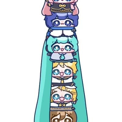 Thumbnail of Luka, Kaito, Miku, Len, Rin and Meiko