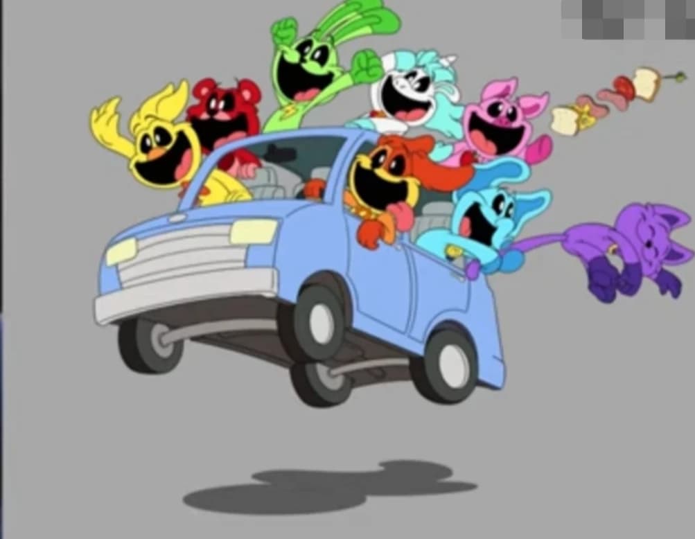 Thumbnail of Smiling critters road trip (your Catnap) this my fourth bot so it might be bad. 