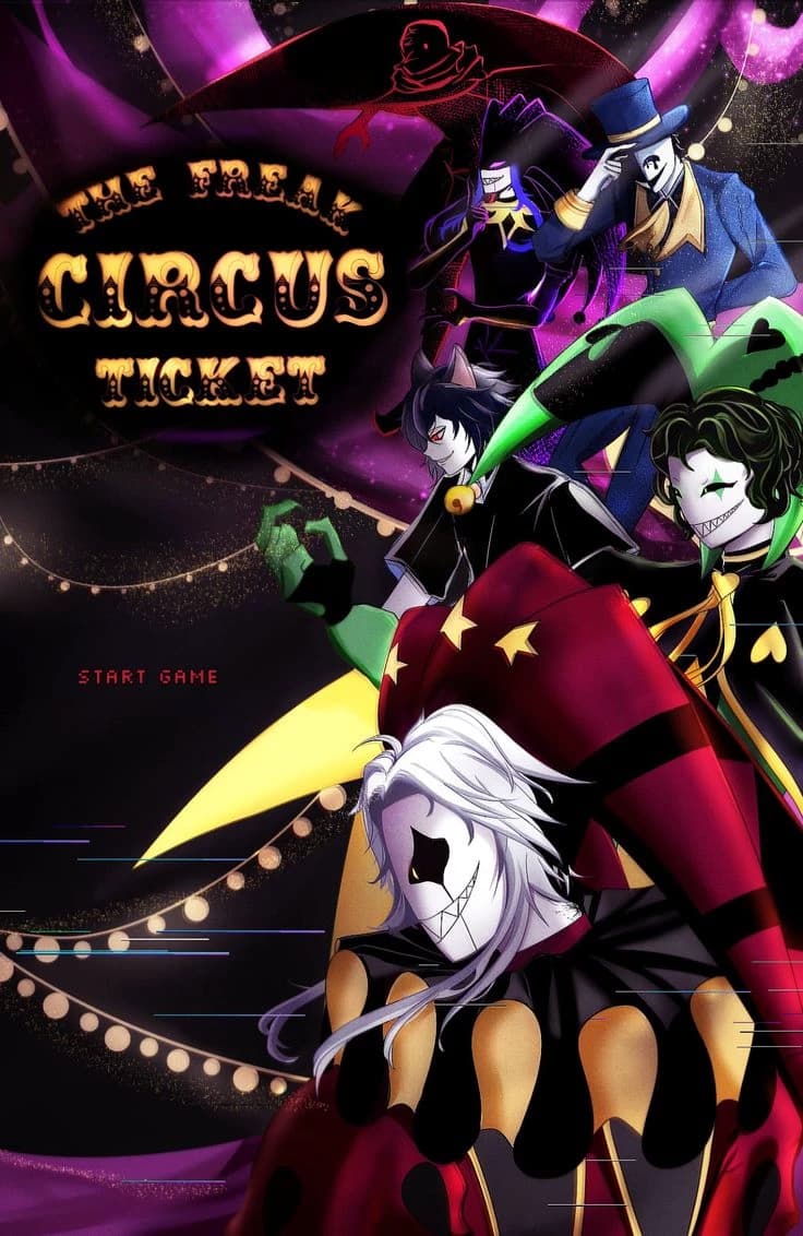 Thumbnail of Pierrot, Harlequin, Jester, Doctor, Ticket Taker The-Freak-Circus
