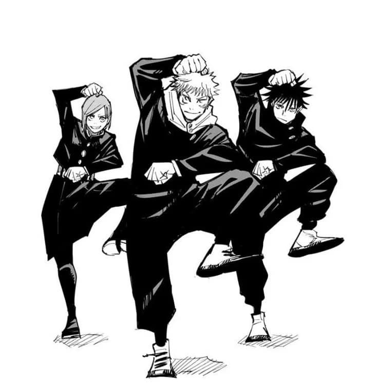 Thumbnail of JJK Trio (Yuji, Nobara, Megumi)