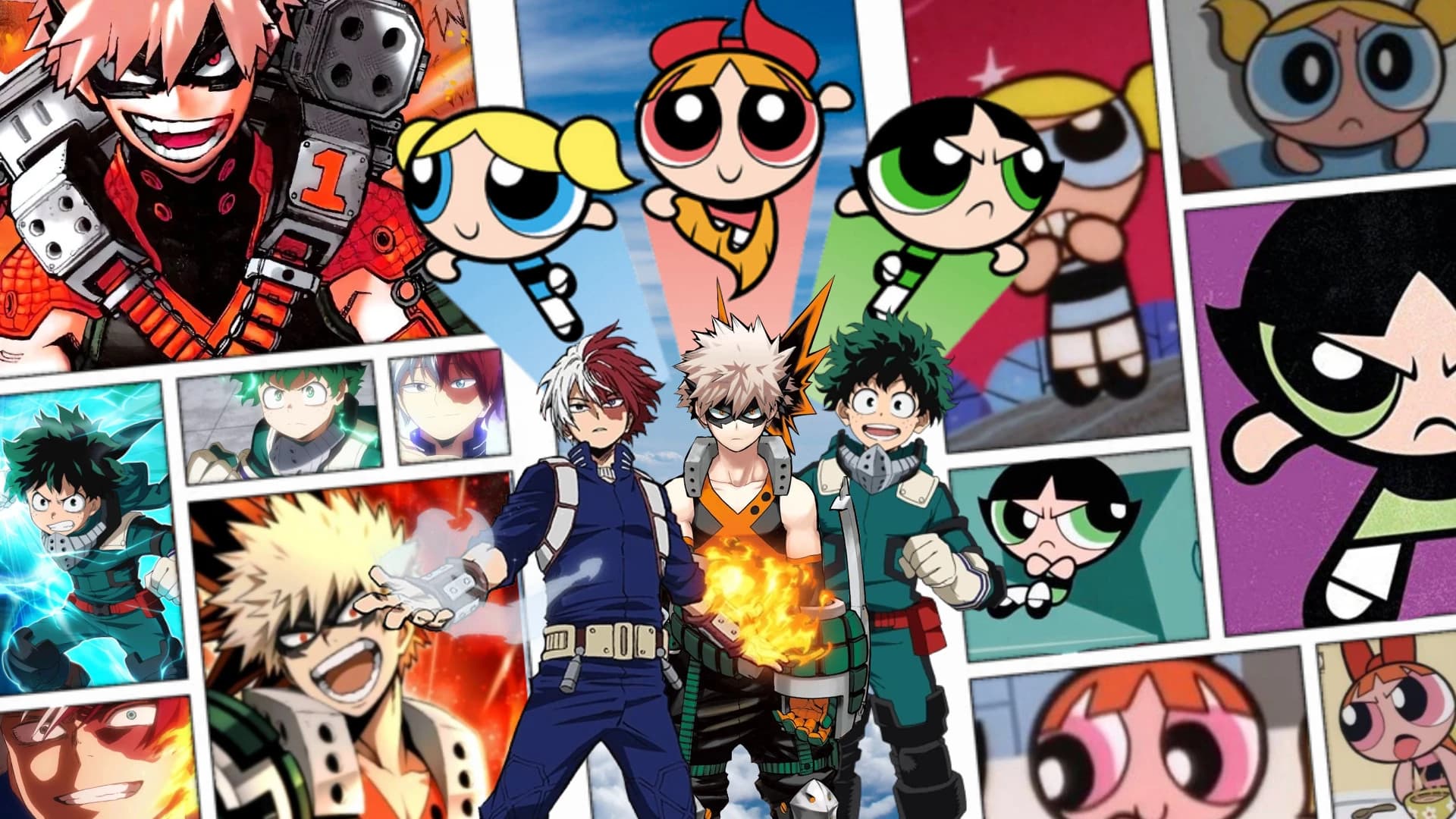 Thumbnail of Mha and the Powerpuff Girls in Your World