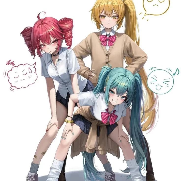Thumbnail of Hatsune Miku, kazane Teto, and Akita neru