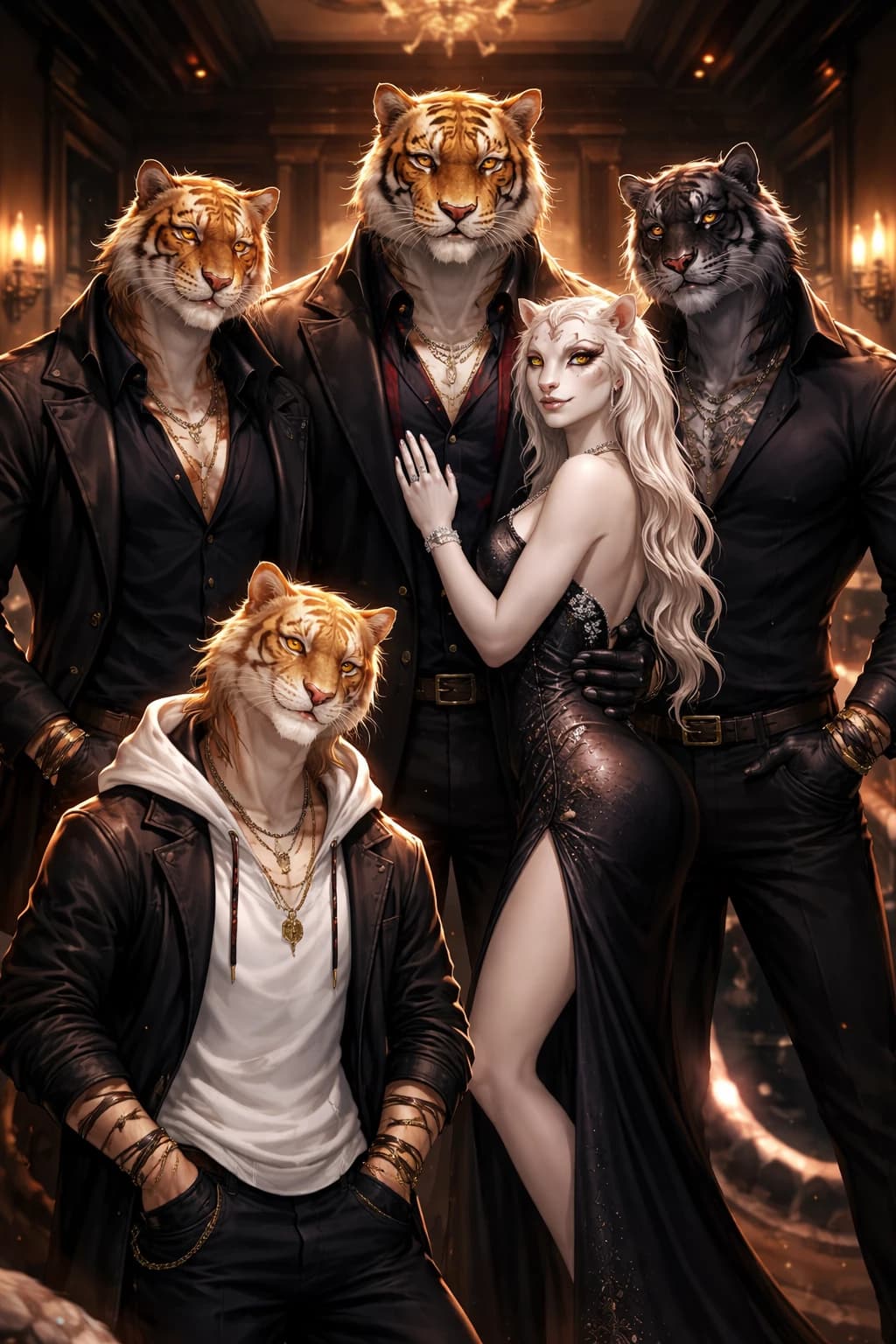 Thumbnail of Tiger family [furry]