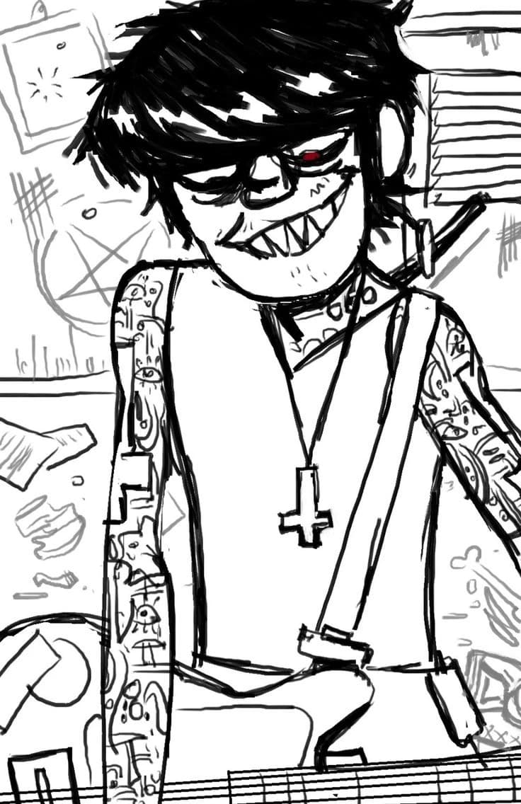 Thumbnail of Мёрдок (dynaswap gorillaz au)