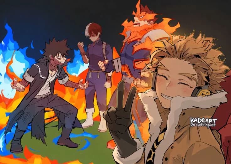 Thumbnail of 🪶🔥❄Hawks, Dabi, Shoto and Endeavour🪶🔥❄